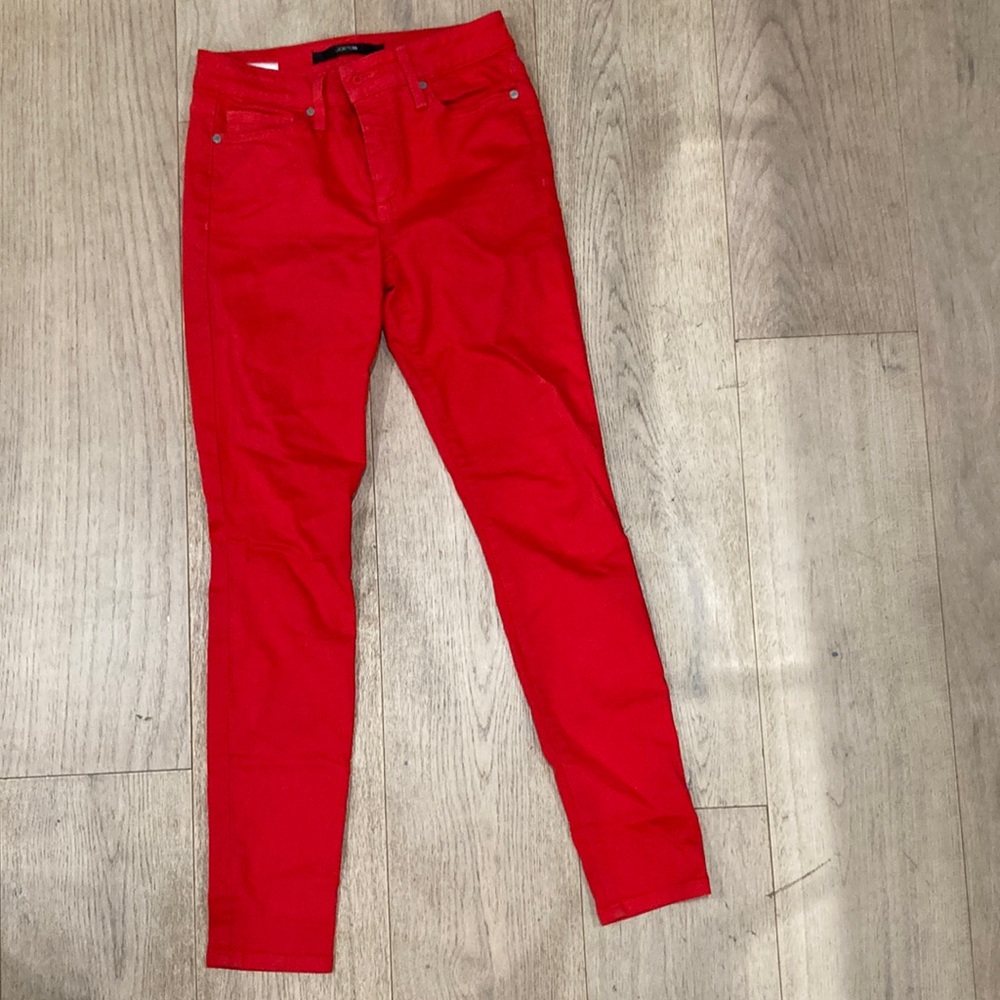Women’s Joe’s Jeans skinny ankle bright red size 26